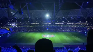 West Ham vs Sevilla RO16 Light Show | Chants | Crazy atmosphere