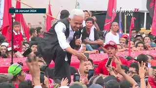 Orasi Politik Ganjar Pranowo di Kampanye Akbar Yogyakarta Alun-Alun Wates