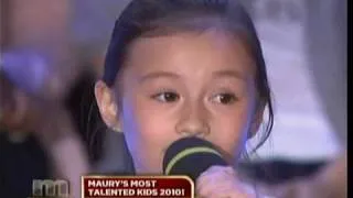 Rhema Marvanne on Maury Povich Show "Most Talented Kids 2010"