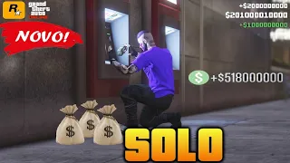 SAIUU! 🤑NOVO SUPER Glitch de dinheiro SOLO no gta 5 online🤑 *SEM PRECISAR TER NADA* FAÇA AGORA