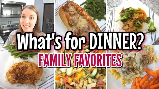 WHAT'S FOR DINNER? // FAMILY FAVORITES // EASY DINNER IDEAS // SIMPLE DINNER RECIPES