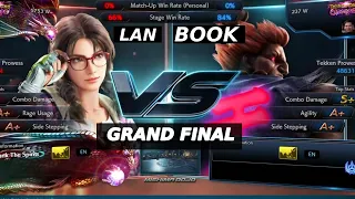 Book (Akuma) Vs Lan (Julia) - South_asia_region #tekken7 Grand final -- Most insane match