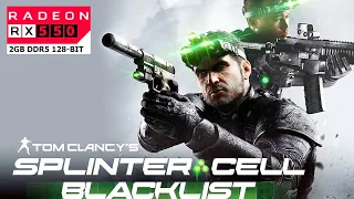 Splinter Cell Blacklist - RX 550 2gb + Athlon 3000g
