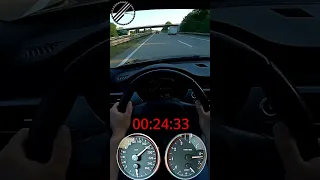 BMW 325i touring E91 218 PS 0-200 kmh Acceleration Test