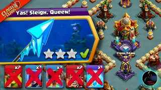 Easily 3 Star on Yas! Sleigh, Queen! (Clash of clans) || Frozen Arrow Challenge || DarkPrince Gaming