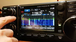 ICOM IC-7300 great receiver on 40M band