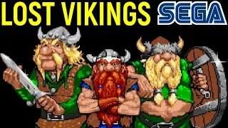 СЕГА ПОТЕРЯННЫЕ ВИКИНГИ - The Lost Vikings Sega Longplay Прохождение