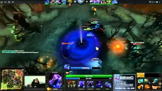 Na`Vi vs Monkeys @ ESWC 2011 Dota2 Semifinal (Must see!)