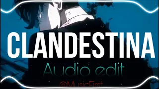 JVSTIN - Clandestina | audio edit | slowed and reverbed | MusicFirst