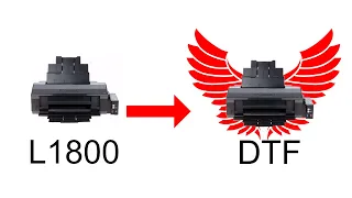 How to convert Epson L1800 printer for DTF printing. Easiest and cheapest way. Tutorial.