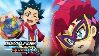 Valt features the Tetra Stadium | Episode 1 | BEYBLADE BURST QuadStrike (HD)