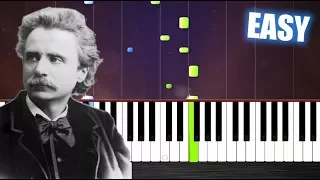Edvard Grieg - In The Hall Of The Mountain King - EASY Piano Tutorial by PlutaX