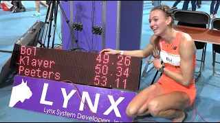 Femke BOL 49.26 WORLD RECORD 400M || Dutch Championships Indoor 2023