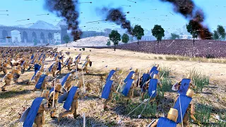 100.000 Archers VS 20.000 Golden Knights | Rain of Arrows! - Ultimate Epic Battle Simulator UEBS