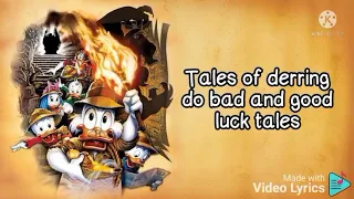 End credits. song lyrics. DuckTales the movie. the legend of the lamp