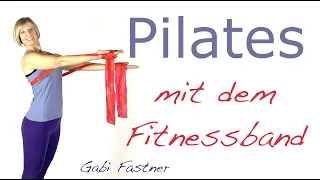 ▶️ 40 min. Pilates mit dem Fitnessband