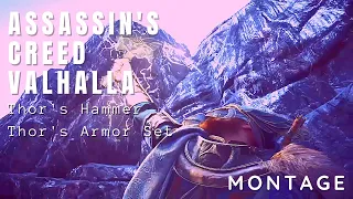 Assassin's Creed Valhalla Kill Montage - Thor's Hammer and Armor