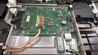 How To Remove HDD or RAM & SSD  HP ProOne 240 23.8 inch g9 all-in-one PC Disassembly