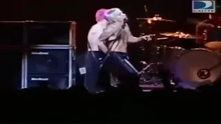 John Frusciante Breaks Guitar string,   Goes Beast Mode Anyway!