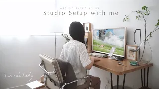 Creating a Comfortable Art Studio in HK |  Set Up With Me | Hong Kong Illustrator 香港插畫師