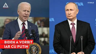 Biden a vorbit din nou cu Putin. Discuția s-a lăsat cu avertizări din ambele părți