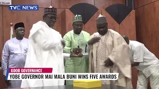 Yobe Governor Mai Mala Buni Wins Five Awards