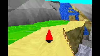 Super Mario 64 running on a Gameboy Advance