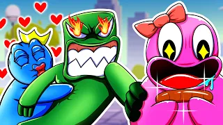 Rainbow Friends 2 | BLUE Falls in Love with GREEN | Rainbow Friends Animation