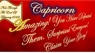 Capricorn 🙏  Amazing!  You Have Defeated Them - Surprised Everyone And Claimed Your Glory Now Thru 👇