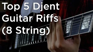 Top 5 Djent Guitar Riffs (On an 8 String Guitar)