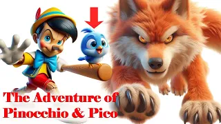 The Adventure of Pinocchio and Pico The Little Bird | Amazing Story For Kids