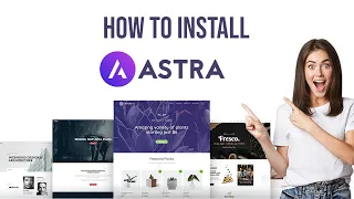 How to install Astra WordPress Theme and import template