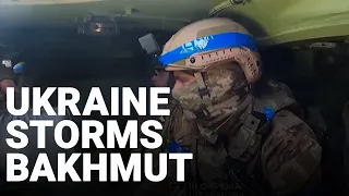 Ukrainian troops storm Russian positions near Bakhmut