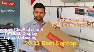 Lenovo IdeaPad slim 5 14" Core i5 13420H 13th Gen | OLED Display 2023 Model Unboxing