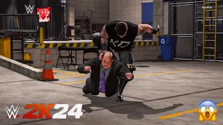 KEVIN OWENS VS PAUL HEYMAN | BACKSTAGE BRAWL | GAMEPLAY | WWE 2k24