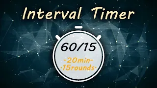 60/15 Interval Timer || Tabata 60/15 Timer || TheTimer2Go ||