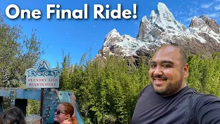 Saying Good Bye To Expedition Everest...For Now! First Theme Park Visit Of 2022! Animal Kingdom 2022