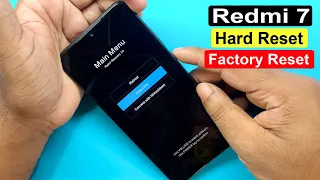 Redmi 7 Hard Reset | Redmi 7 Factory Reset | Redmi (M1810F6LI) Pattern Unlock Without PC |