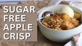 Sugar Free Apple Crisp Recipe | Low Carb Recipe