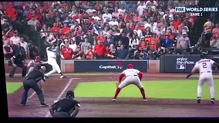 Kyle Tucker Home Run Game 1 Houston Astros VS Philadelphia Phillies of the MLB World Series 2022