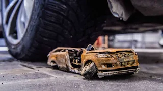 Audi Q7 Restoration Abandoned Crushed model car