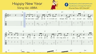 Happy New Year - Guitar tab đơn giản