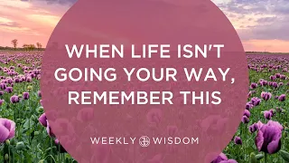 When Life isn't Going Your Way, Remember This | 3-Minute Tip