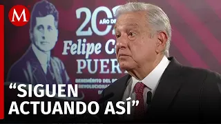 AMLO señala a Ceci Flores de traficar con el dolor humano y de tener "ambición"