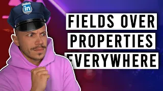 "Stop Using Properties in C#, Just Use Fields" | Code Cop #013