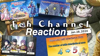 Skill Inheritance Buff Makes It All Worth It!!! (FEH Channel Jan 28, 2024 Reaction) | FEH