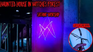 I found a Haunted House in the Witches Forest behind my House | Paranormal Activity in Witch House