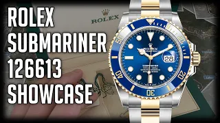 Rolex Submariner 126613 | Showcase and Unboxing | Two-Tone Blusey Sub
