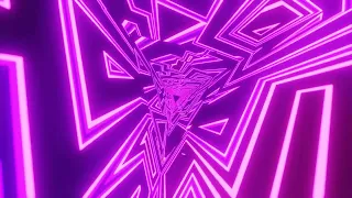 VJ LOOP NEON Bokeh Pink Purple Triangle Calming Abstract Background Video RGB Gaming Light