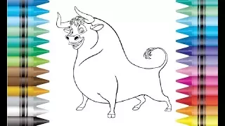 Ferdinand Movie Coloring Pages Drawing For Kids And Children